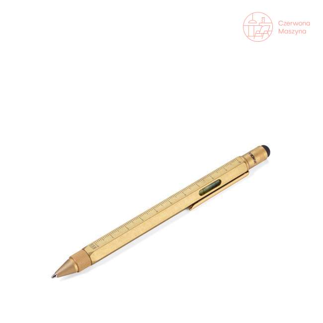 Długopis wielozadaniowy Troika Construction, antyczny mosiądz