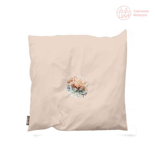 Poszewka dekoracyjna na poduszkę Snurk Pom Pomi 50 x 50 cm, różowa