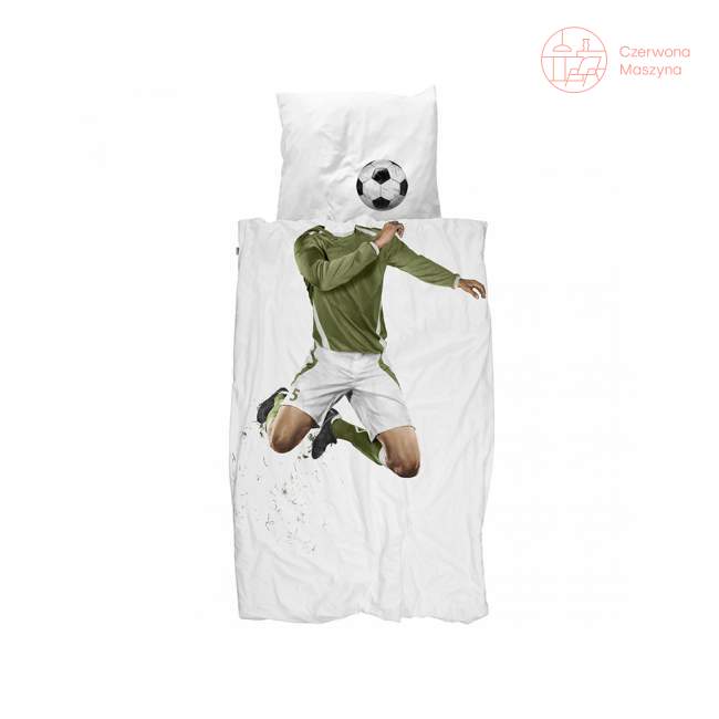 Pościel Snurk Soccer Champ 135 x 200 cm, zielona