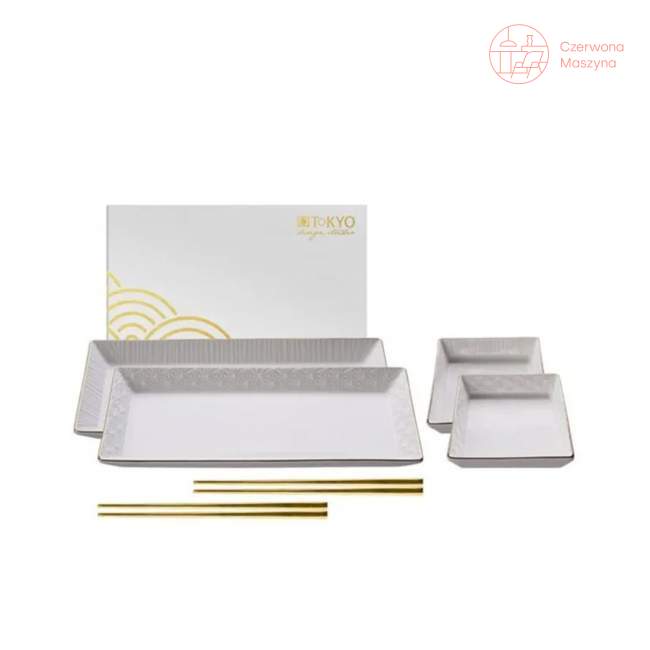 Zestaw do sushi Tokyo Design Nippon White Gold Rim