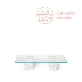 Stolik kawowy ferm LIVING Mineral Coffee Table, Bianco Curia