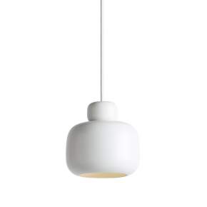 Lampa wisząca Woud Stone Ø 16 cm, biała