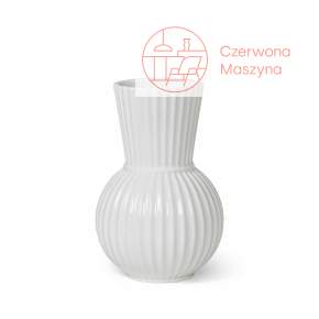 Wazon porcelanowy Lyngby Tura Vase 18 cm , biały