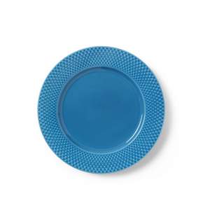 Talerz obiadowy Lyngby Rhombe Ø 27 cm, blue