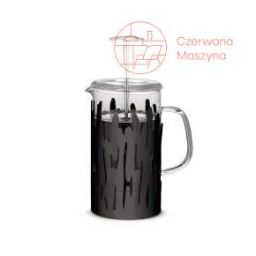 Zaparzacz do kawy lub herbaty Alessi Bark, 720 ml, czarny