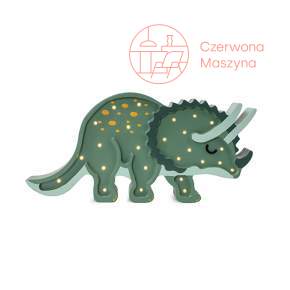 Lampa Little Lights Dino Triceratops, military green