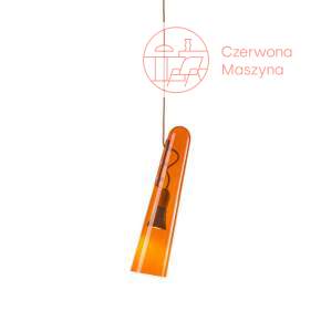 Lampa wisząca Brokis Flutes 11 x 48 cm, pomarańczowa