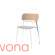 Krzesło Menu Co Chair Gabriel Gaja C2C, Chrome/Natural Oak/grafitowy