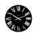 Zegar ścienny Alessi Firenze Ø 36 cm, czarny