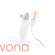 Lampa stołowa Seletti Mouse Standing biała