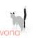 Lampa Seletti Seletti Jobby The Cat Black&White