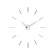 Zegar ścienny Incantesimo Design Aurea Ø 90 - 100 cm, metal white