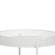 Stolik pomocniczy OK Design Ami Ø 40 cm, biały