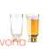 2 szklanki do piwa Sagaform Club 330 ml, złote