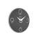 Zegar ścienny Incantesimo Design Diem Ø 40 cm, black