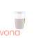 2 Filiżanki do latte Eva Solo 360 ml, brązowe