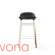 Krzesło barowe Normann Copenhagen Form 65 cm dąb, czarne