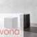 Stolik marmurowy Menu Plinth 40 x 40 x 40 cm, czarny