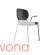 Krzesło do jadalni z podłokietnikami Eva Solo Combo, 45 cm, black