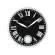 Zegar ścienny NeXtime Romana Ø 43 cm, czarny