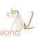 Lampa Eno Studio Get Out Cat beżowa