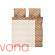 Pościel Snurk Wooden Cubes 200 x 200 cm