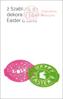 2 Szablony do dekoracji Pavoni Easter & Love